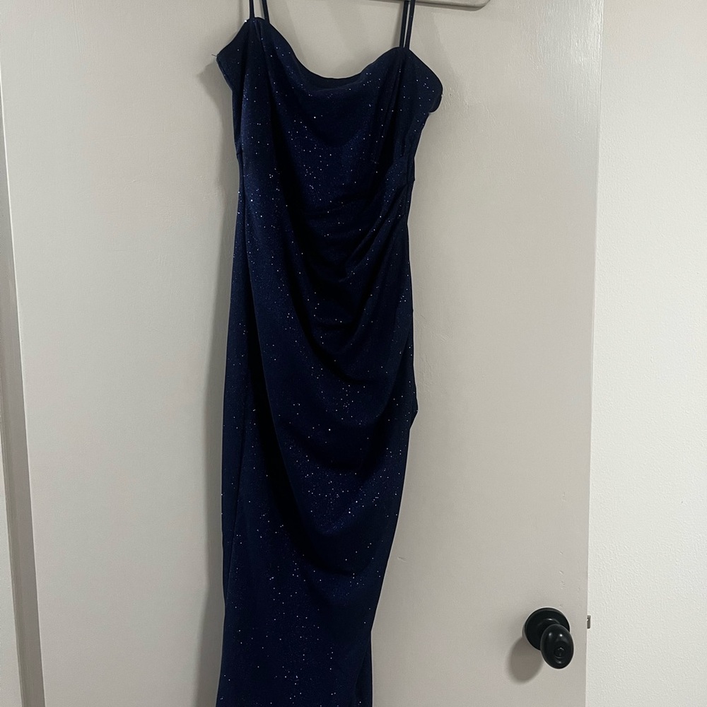 Windsor Elegant Navy Blue Evening Dress